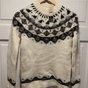 LOFT~ NWT!!~ Ski Sweater w/ Rhinestones